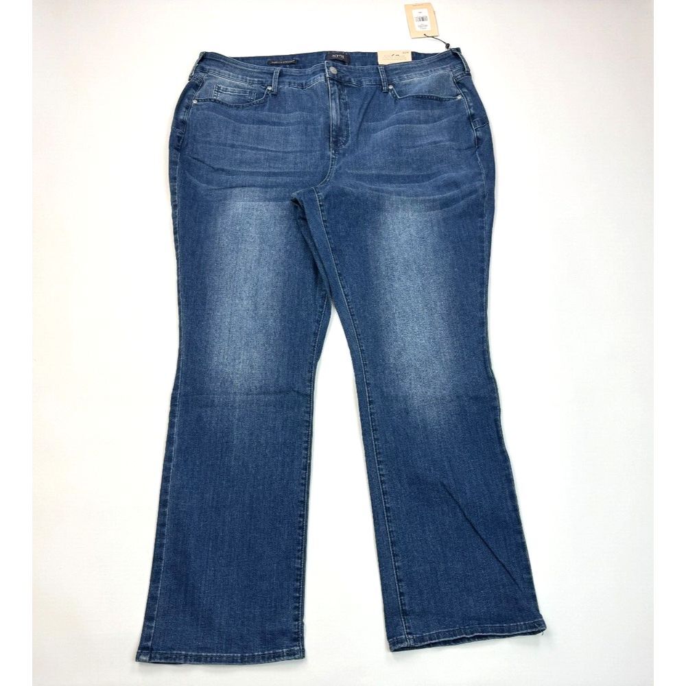 NYDJ Marilyn Uplift Straight Denim Jeans Women 22 NWT Stretch‎ Cotton Pockets
